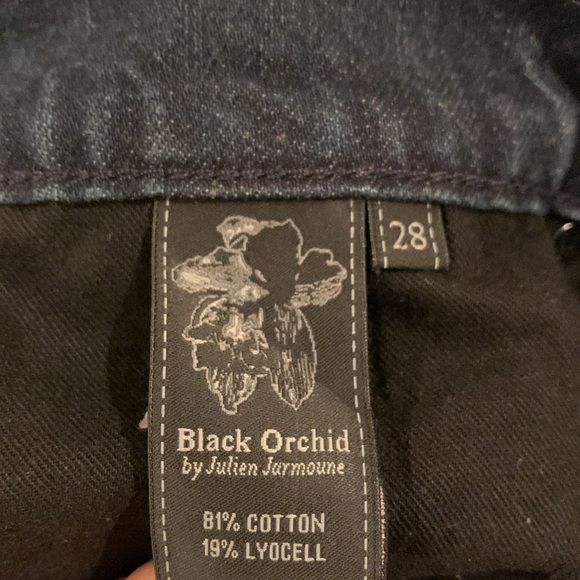 BLACK ORCHID STRETCHY JEANS. NWOT SIZE 28 - Picture 12 of 13